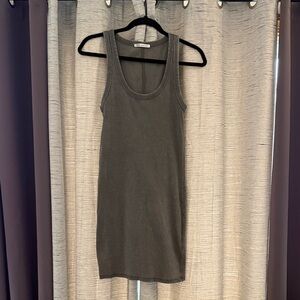 Sleeveless Gray Tank dress